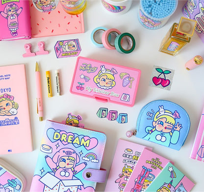 Cute cartoon sticker