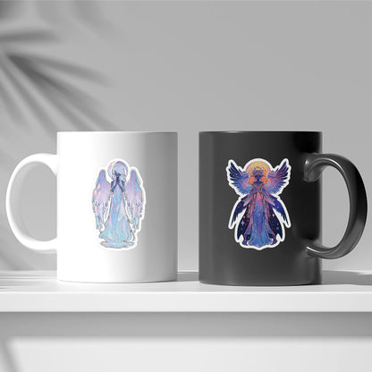 Holographic Angel Mermaid Sticker Set