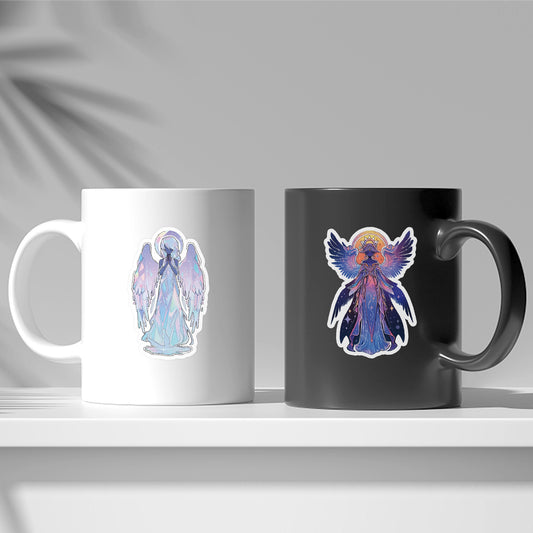 Holographic Angel Mermaid Sticker Set