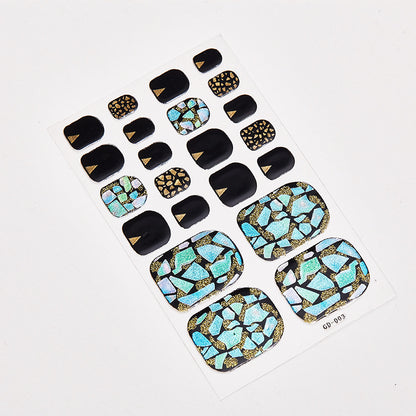 Nail stickers foot stickers