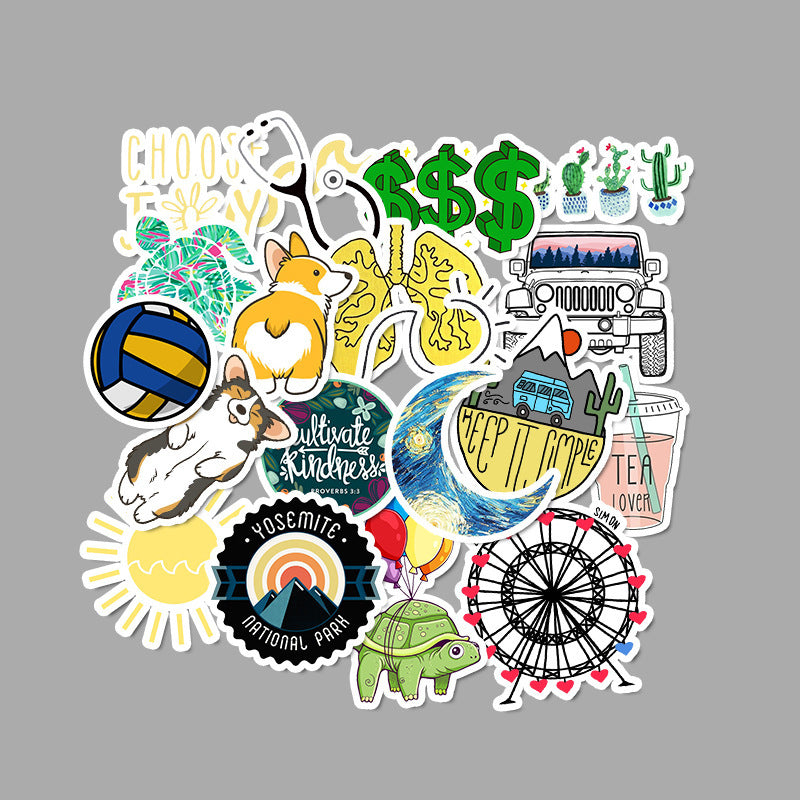 Waterproof Graffiti Travel Stickers