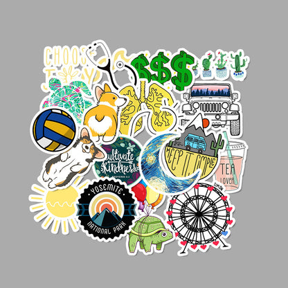 Waterproof Graffiti Travel Stickers