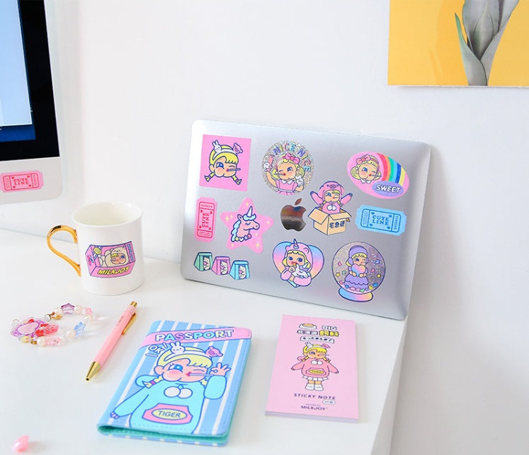 Cute cartoon sticker