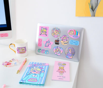 Cute cartoon sticker