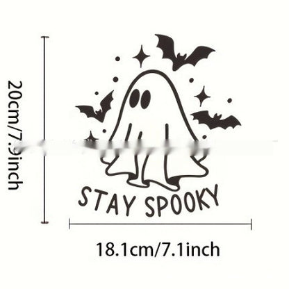 Halloween Ghost & Bat Reflective Car Stickers