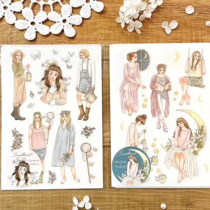 Sweetheart PET Transfer Stickers