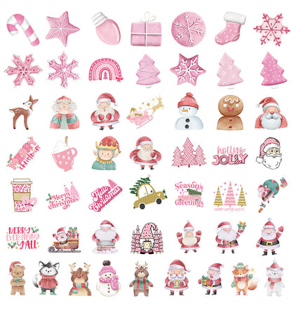 50 Cute Christmas Decoration Sticker  Stickers