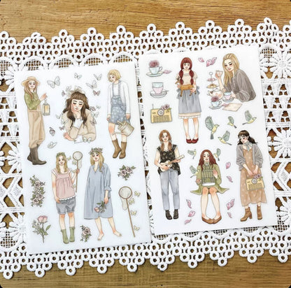 Sweetheart PET Transfer Stickers