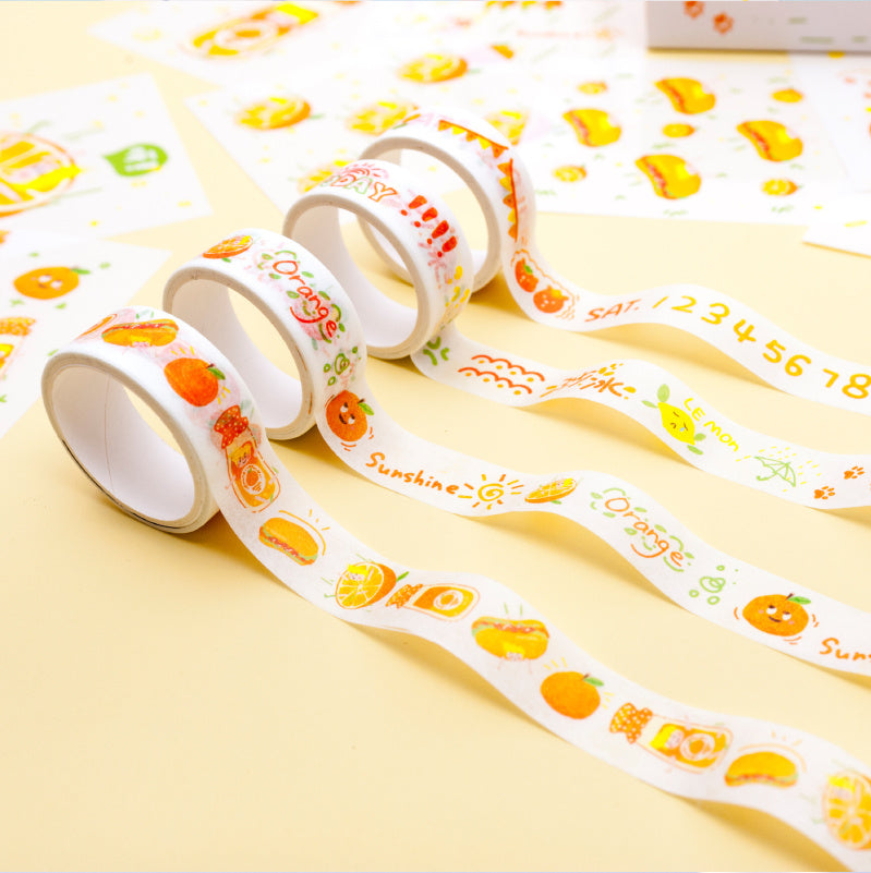 Fruit tape stickers