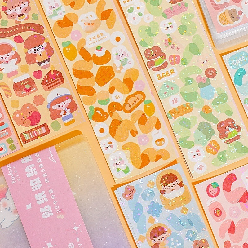 Stickers Cute Laser Journal Stickers