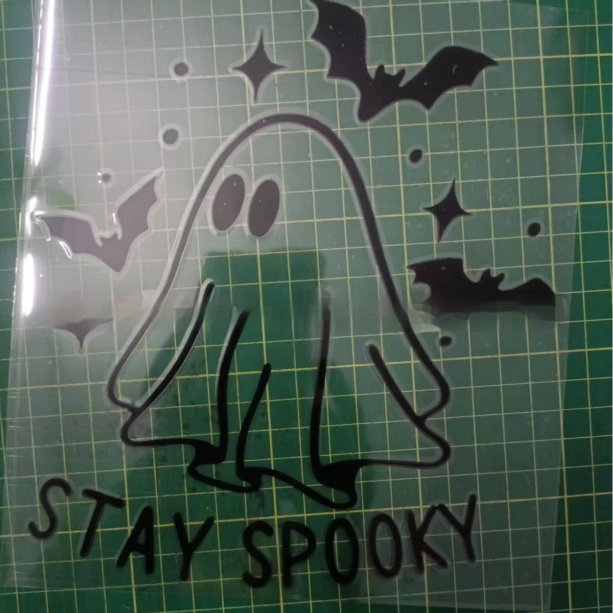 Halloween Ghost & Bat Reflective Car Stickers
