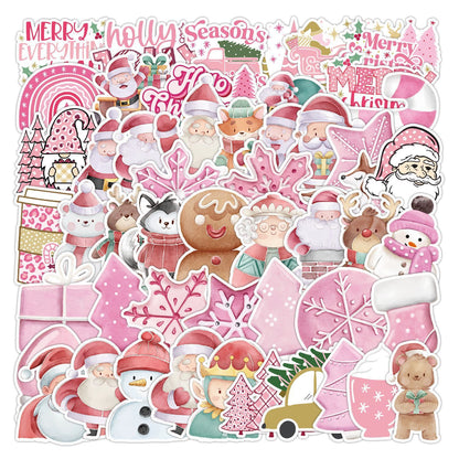 50 Cute Christmas Decoration Sticker  Stickers