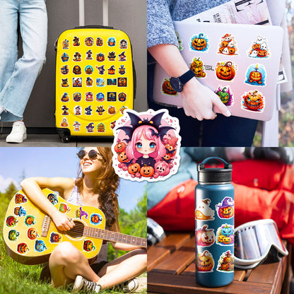 300 Cartoon Pumpkin Custom Sticker