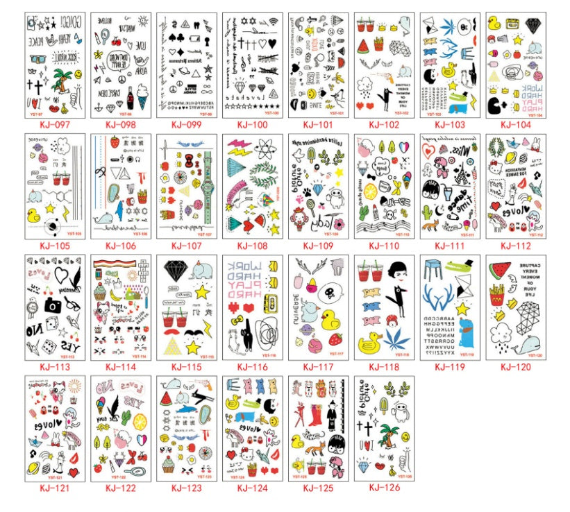 Realistic Water Transfer Tattoos