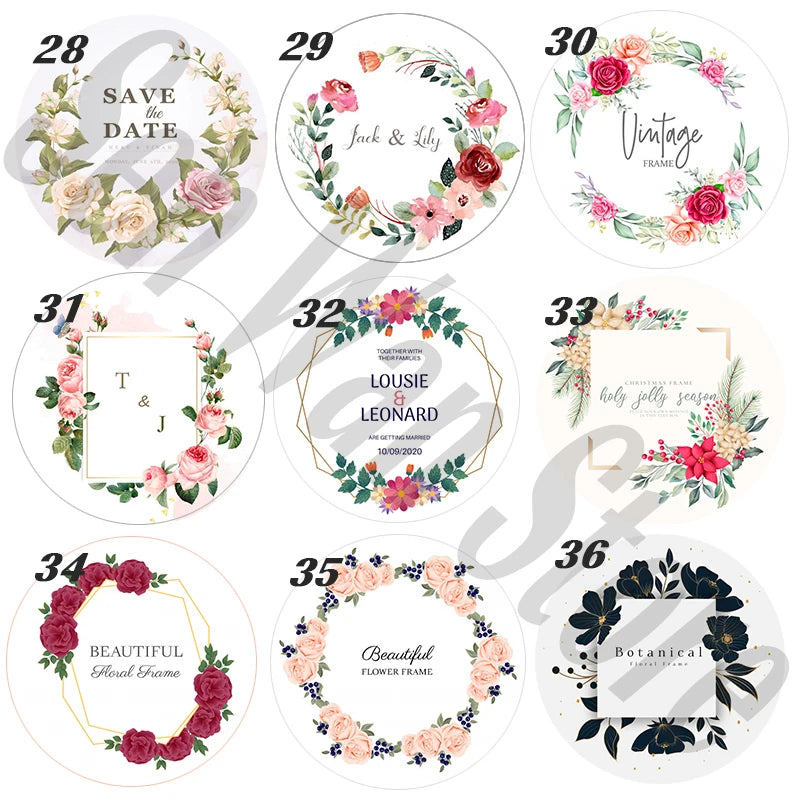 500pcs Custom Logo Sticker Labels