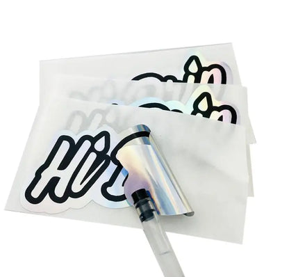 100pcs Custom Holographic Laser Stickers