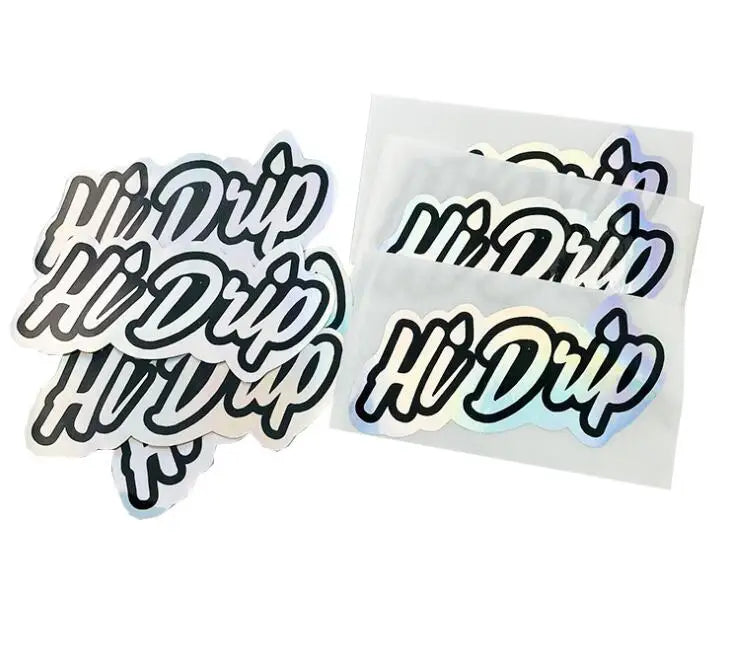 100pcs Custom Holographic Laser Stickers