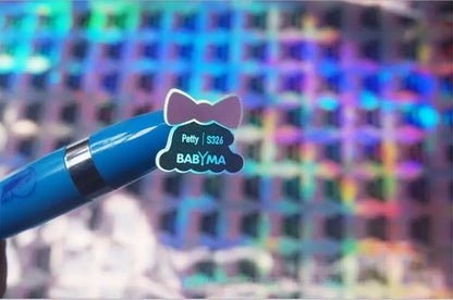 100pcs Custom Holographic Laser Stickers