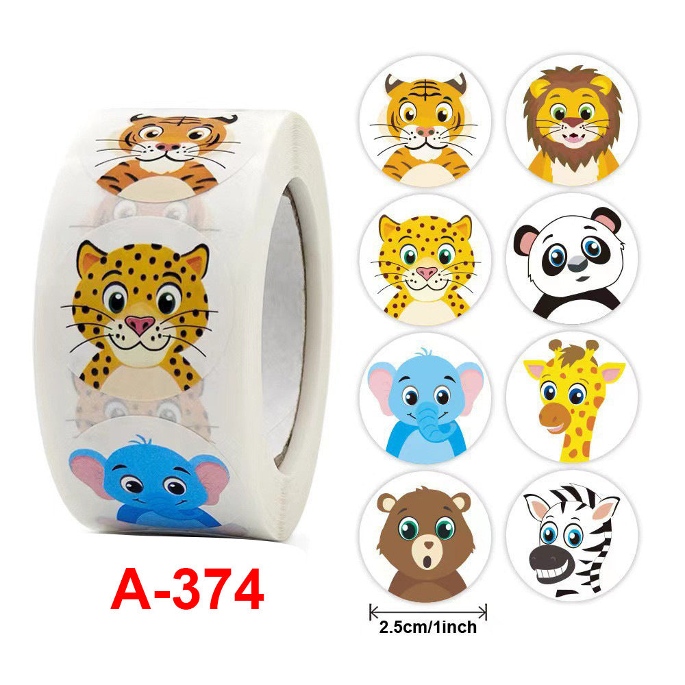 Cute Animal Reward Stickers for Kids