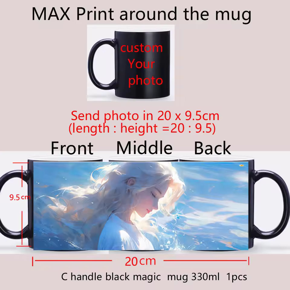 Custom Magic Mug – Heat-Activated Color-Changing Cup