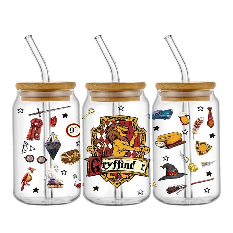 Miniso Wizard 16oz UV DTF Cup Wrap Stickers