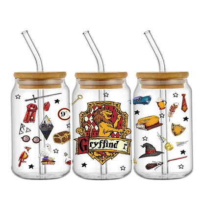 Miniso Wizard 16oz UV DTF Cup Wrap Stickers