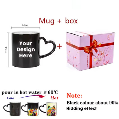 Custom Magic Mug – Heat-Activated Color-Changing Cup