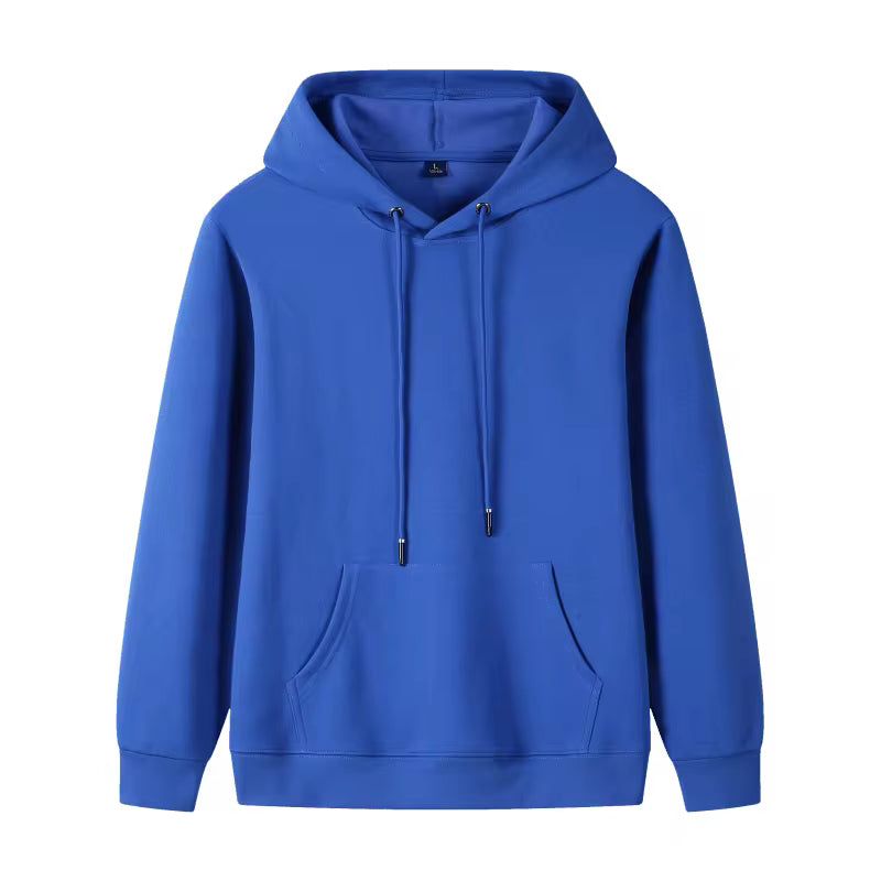 Custom Logo Cotton Hoodie – 9 Color Premium Pullover