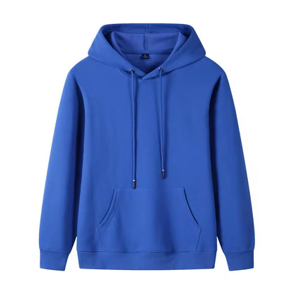 Custom Logo Cotton Hoodie – 9 Color Premium Pullover