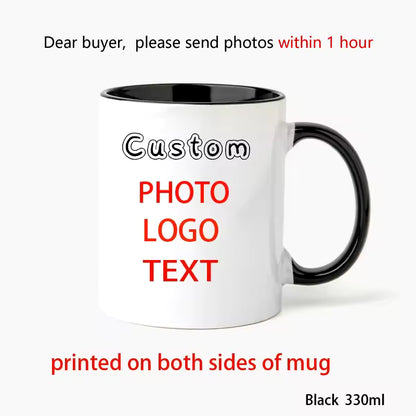 Personalized Photo & Name Custom Coffee Mug