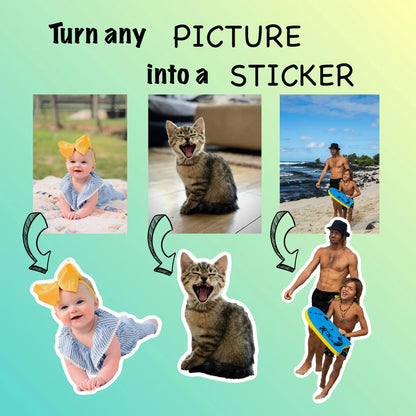 Custom Holographic Vinyl Stickers