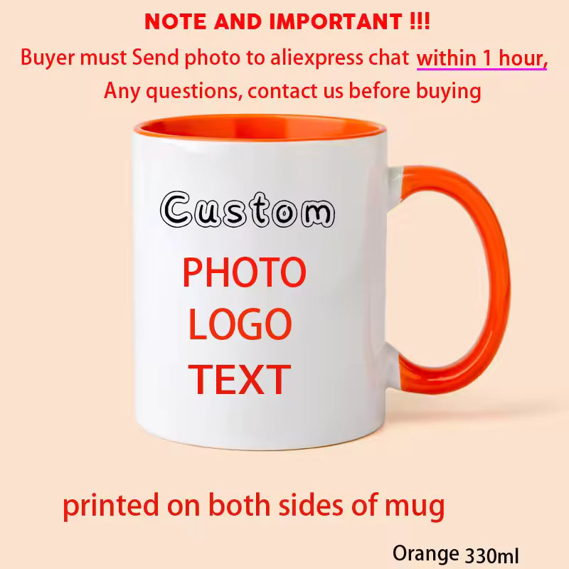 Personalized Photo Mug – Custom Family & Pet Gift