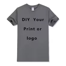 Custom Unisex T-Shirt – Design Your Own Logo, Text & Photo (Front & Back) | Personalized Cotton Tee EU Size