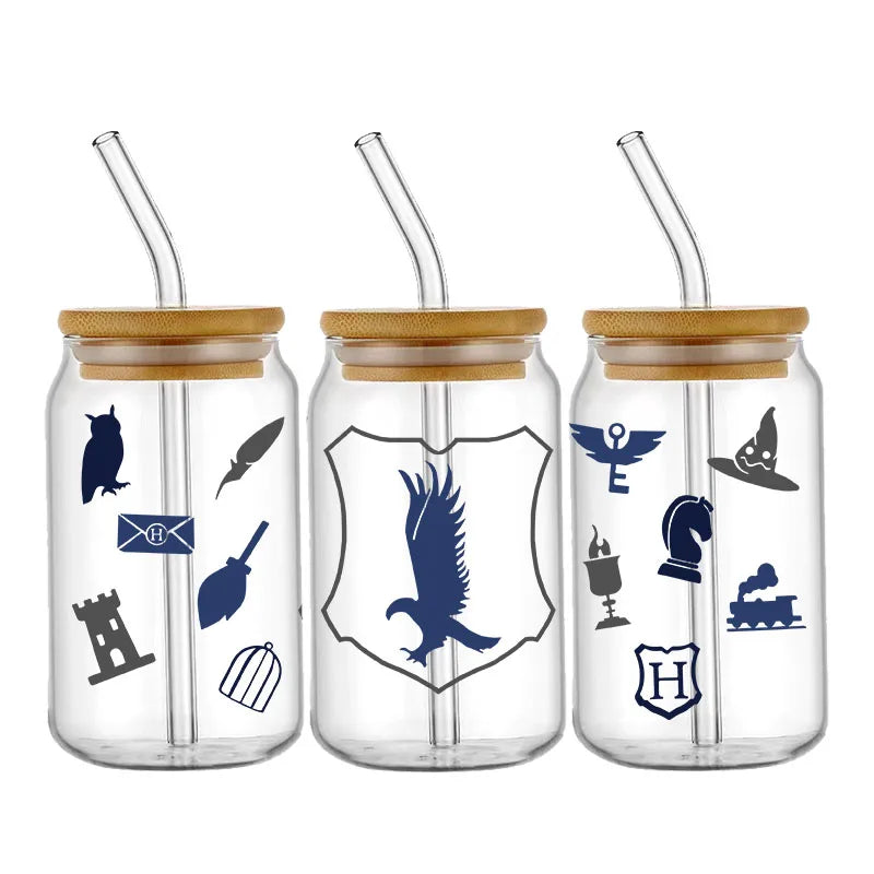 Miniso Wizard 16oz UV DTF Cup Wrap Stickers