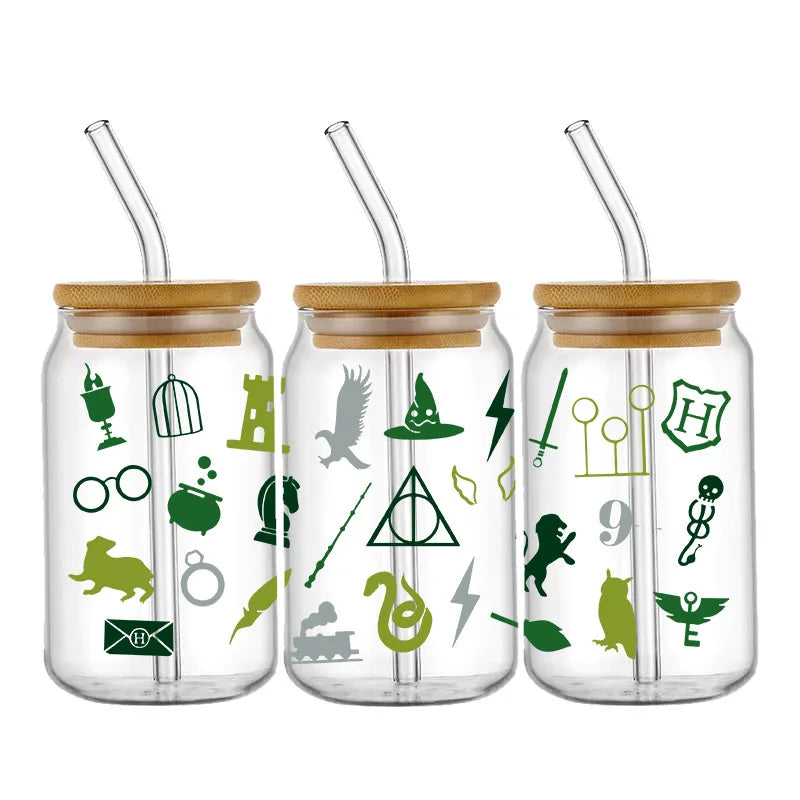 Miniso Wizard 16oz UV DTF Cup Wrap Stickers