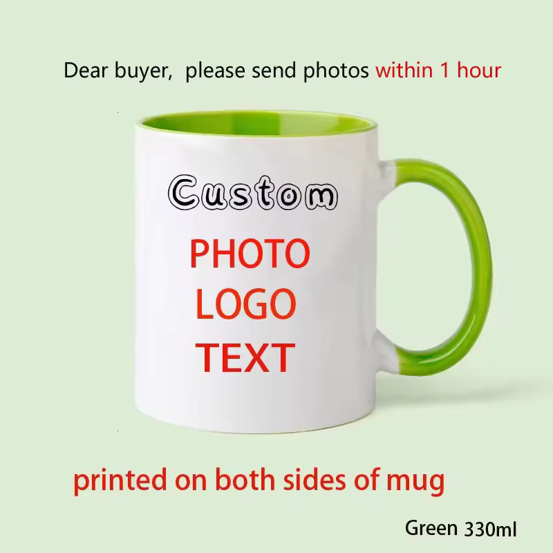 Personalized Photo & Name Custom Coffee Mug