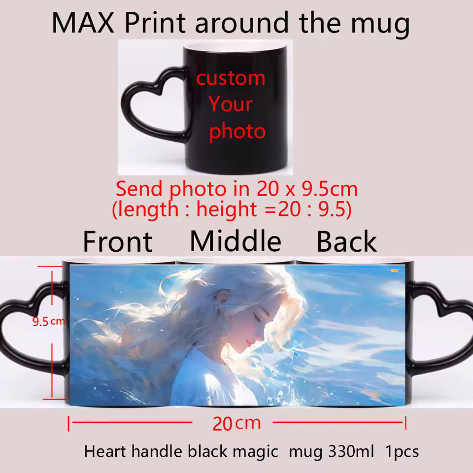 Custom Magic Mug – Heat-Activated Color-Changing Cup