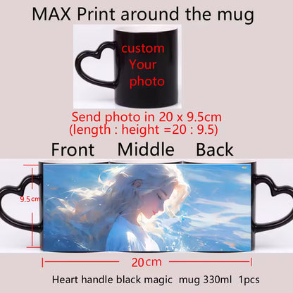 Custom Magic Mug – Heat-Activated Color-Changing Cup