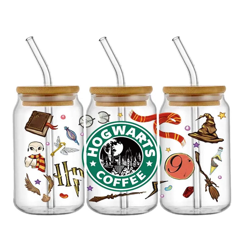 Miniso Wizard 16oz UV DTF Cup Wrap Stickers