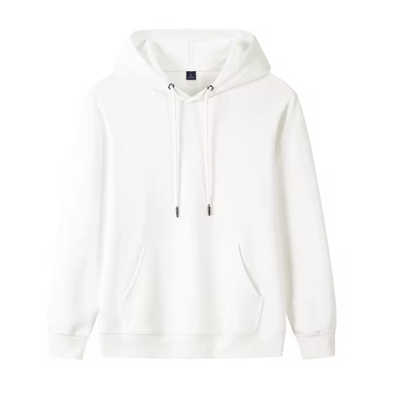 Custom Logo Cotton Hoodie – 9 Color Premium Pullover