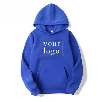 2024 Custom Unisex Hoodie – Personalized Text & Logo Sweatshirt