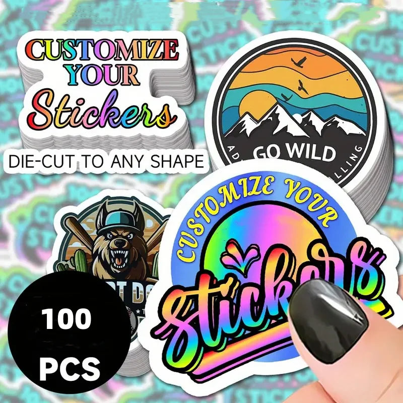 Custom Holographic Vinyl Stickers