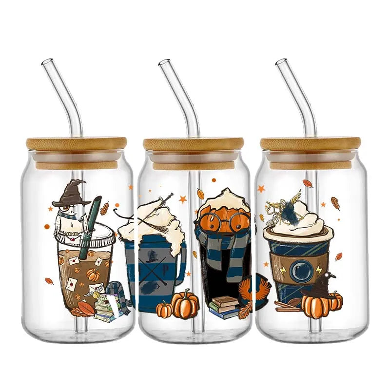 Miniso Wizard 16oz UV DTF Cup Wrap Stickers