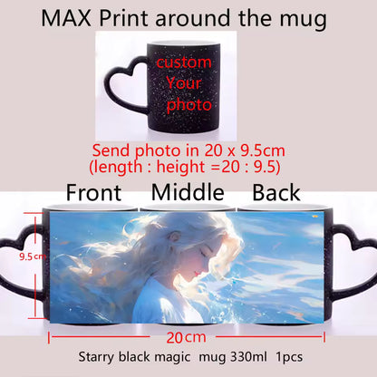 Custom Magic Mug – Heat-Activated Color-Changing Cup