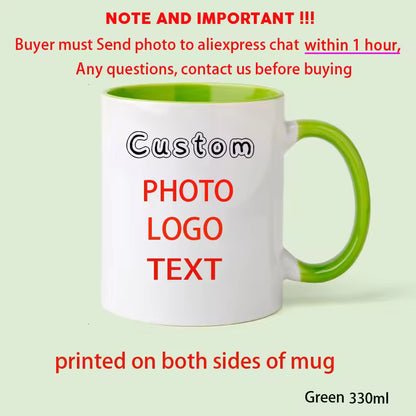 Personalized Photo Mug – Custom Family & Pet Gift