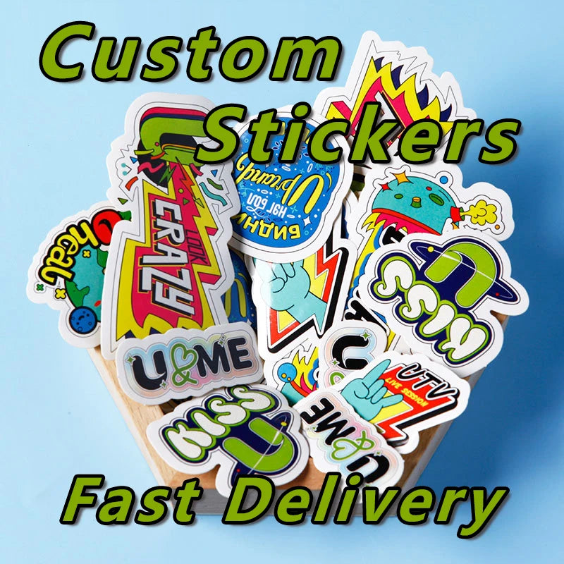 Custom Waterproof Vinyl Logo Stickers