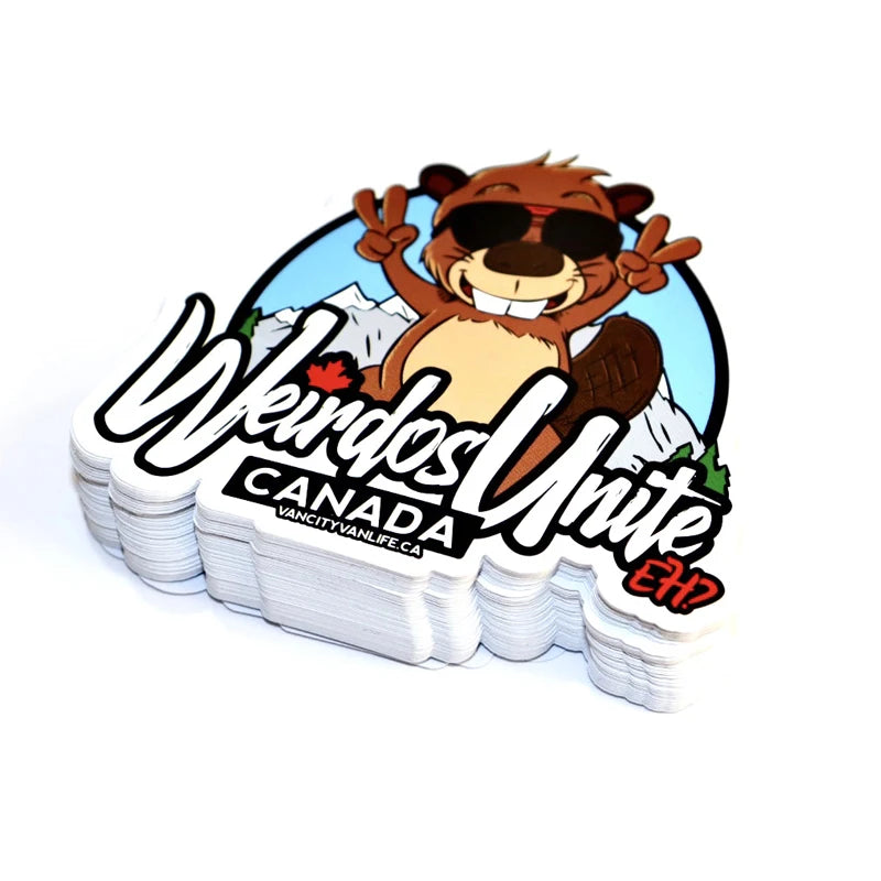 100pcs Custom Waterproof Logo Stickers