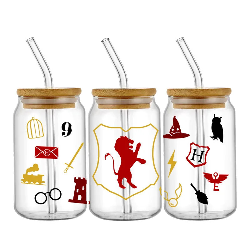 Miniso Wizard 16oz UV DTF Cup Wrap Stickers