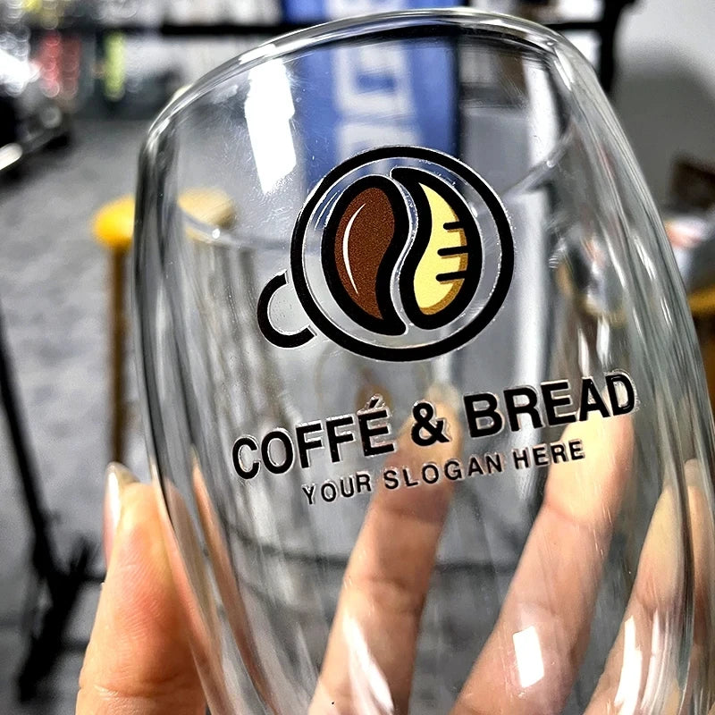 Custom 3D UV DTF Logo Stickers