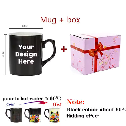 Custom Magic Mug – Heat-Activated Color-Changing Cup